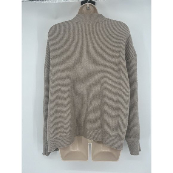 Women’s ASTR the label Button Slit Front Sweater Taupe Size XL - Picture 4 of 7